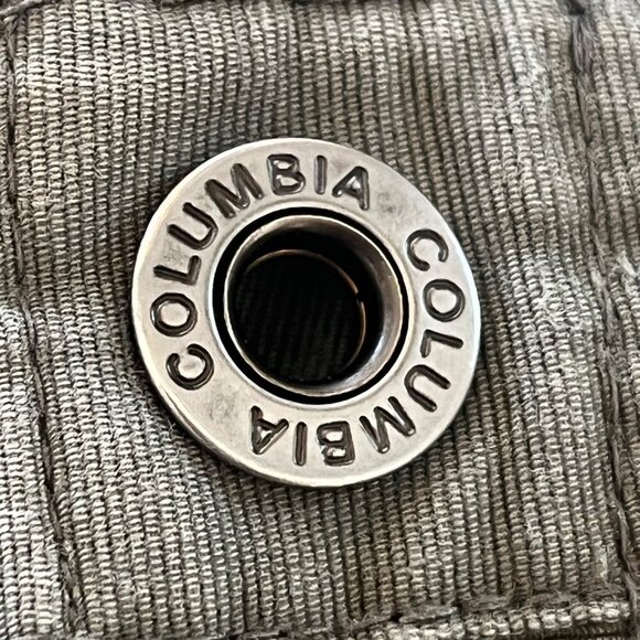 Columbia‎ Shorts Adult 40 Khaki Snap Button Zip Pockets Cargo Hiking Fishing Men - Picture 5 of 8